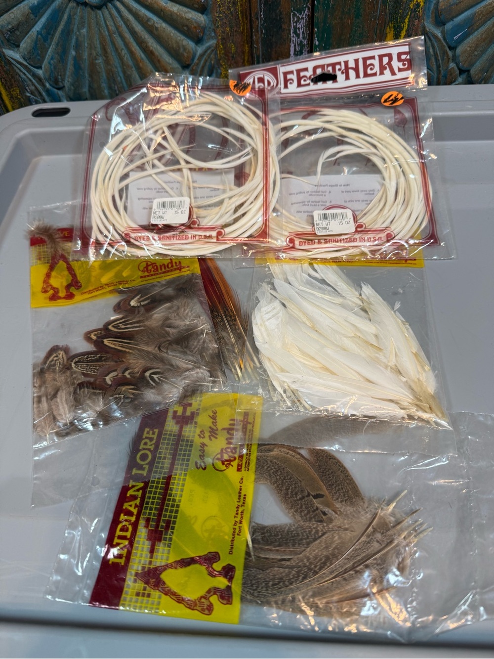 Vintage craft feather bundle